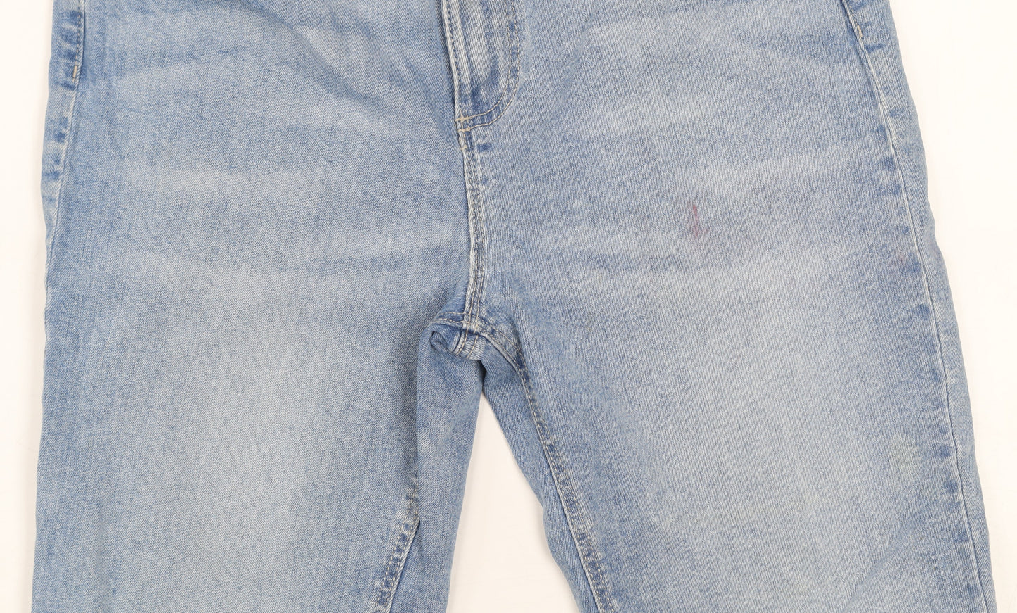 Denim Co. Boys Blue Denim Slim Fit Bermuda Shorts 14-15 Years