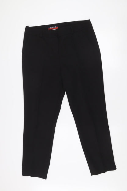 Christopher Wren Women’s Black Regular Fit Trousers Size 14 Workwear