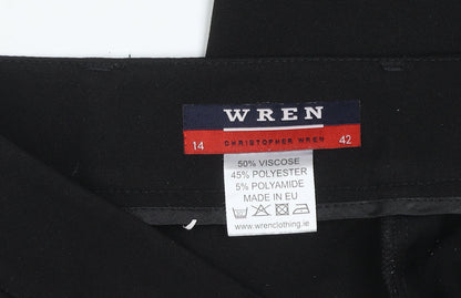Christopher Wren Women’s Black Regular Fit Trousers Size 14 Workwear