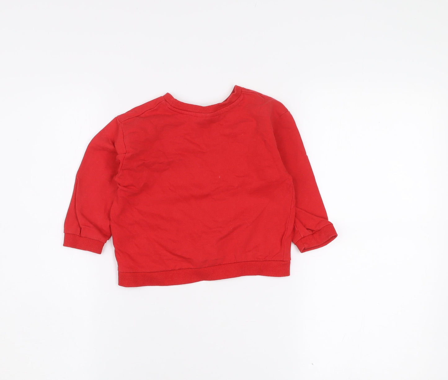 So Cute Girls Red Pullover Jumper 24 Months Daddy’s Girl Cotton Knit