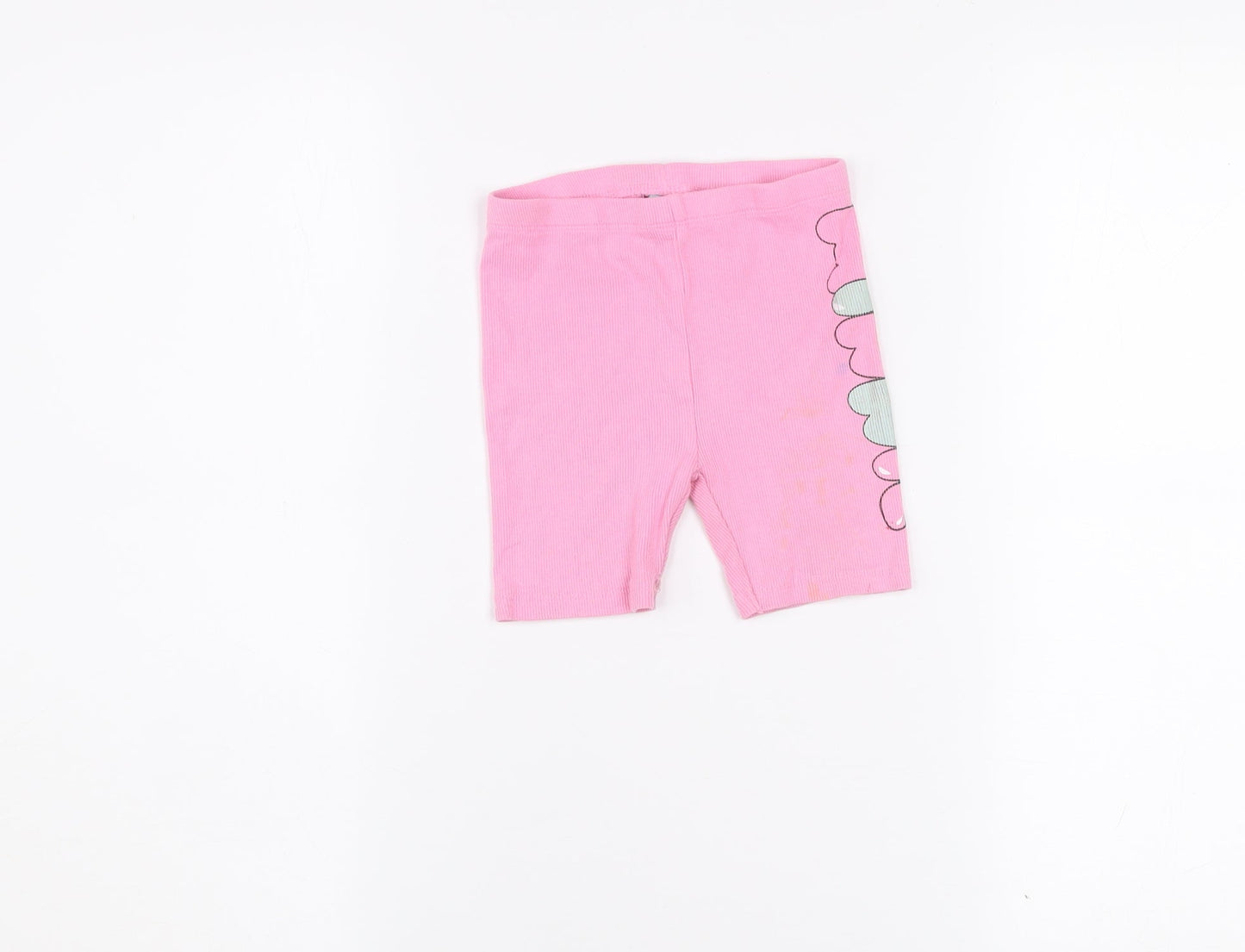 Disney Baby Girls Pink Minnie Mouse Cotton Shorts 24 Months