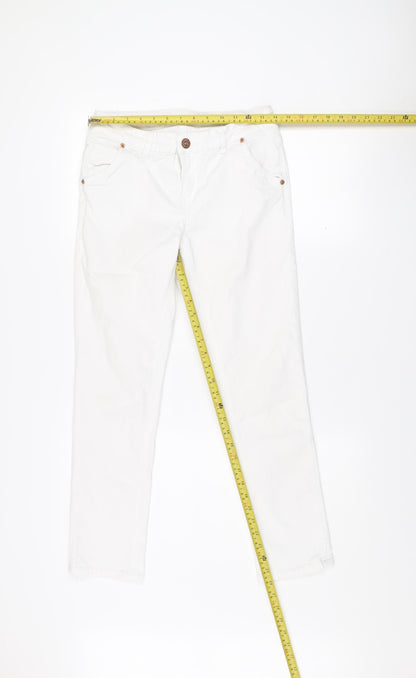 Denim Co Women’s White Mid Rise Skinny Jeans Size 10