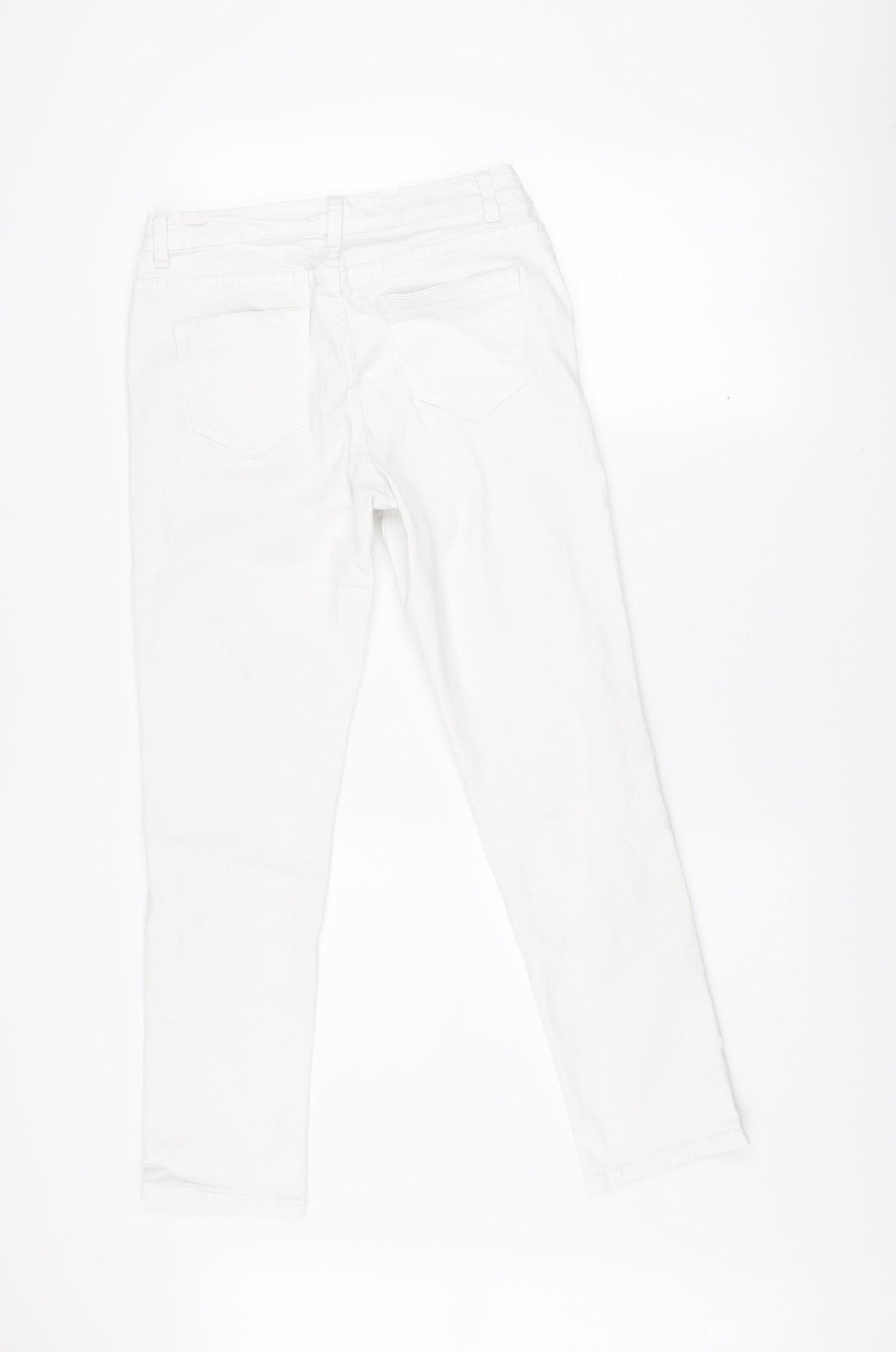 Denim Co Women’s White Mid Rise Skinny Jeans Size 10