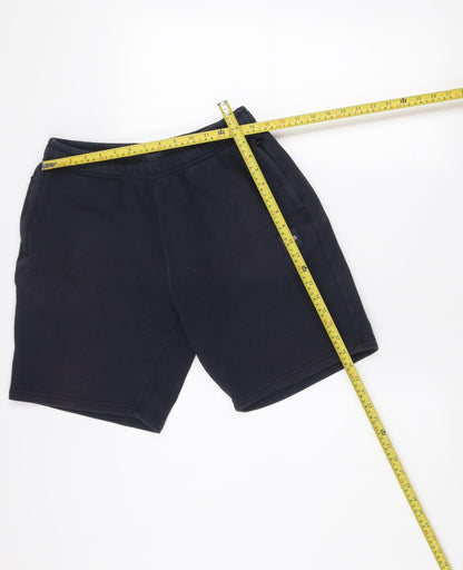 Diesel Men's Black Sweat Shorts M Fleece Gym Activewear