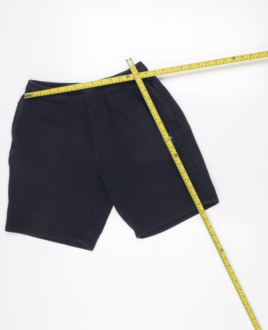 Diesel Men's Black Sweat Shorts M Fleece Gym Activewear