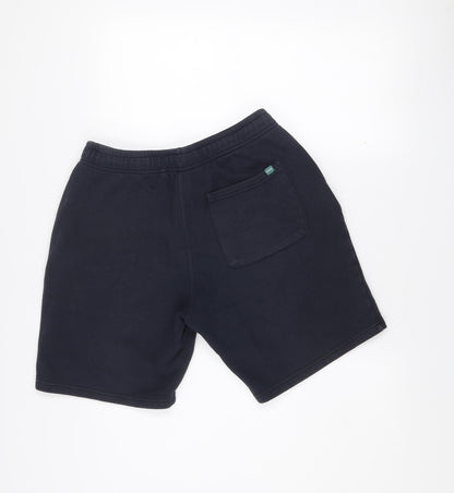 Diesel Men's Black Sweat Shorts M Fleece Gym Activewear