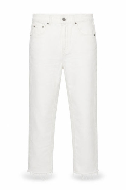 Pull & Bear Women's White Straight Regular Fit Jeans Size 10
