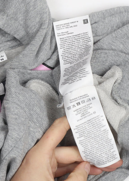 name it Girls Grey Minnie Mouse Pullover Hoodie 2-3 Years Hooded Sweatshirt