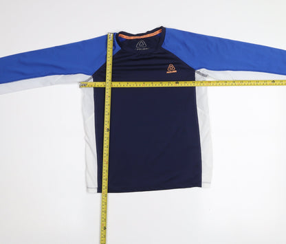 Azzurri Boys Blue 9-10 Years Long Sleeve Sports T-Shirt