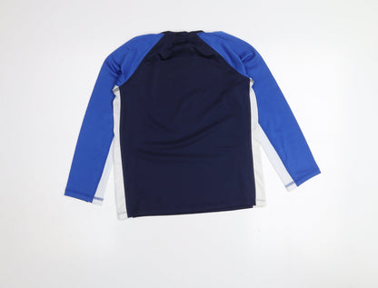 Azzurri Boys Blue 9-10 Years Long Sleeve Sports T-Shirt