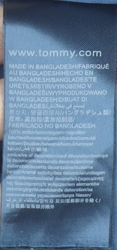 Tommy Hilfiger Men's Blue Regular Fit Cotton Formal Shirt L