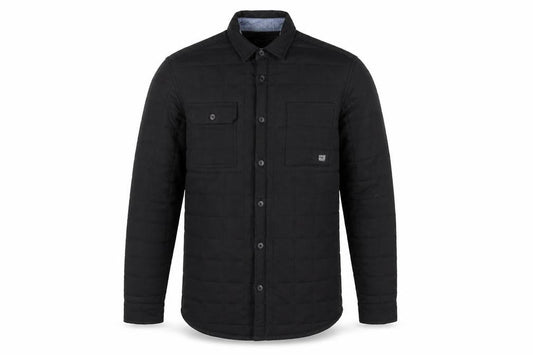 Twistedsoul Men's Black Quilted Cotton Casual Jacket M