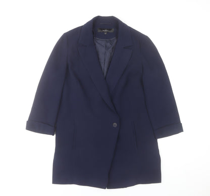 Next Women's Blue Size 8 Single-Breasted Tailored Blazer