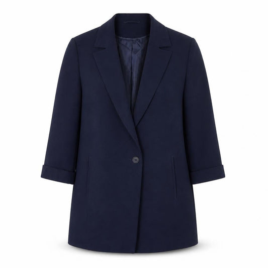 Next Women's Blue Size 8 Single-Breasted Tailored Blazer