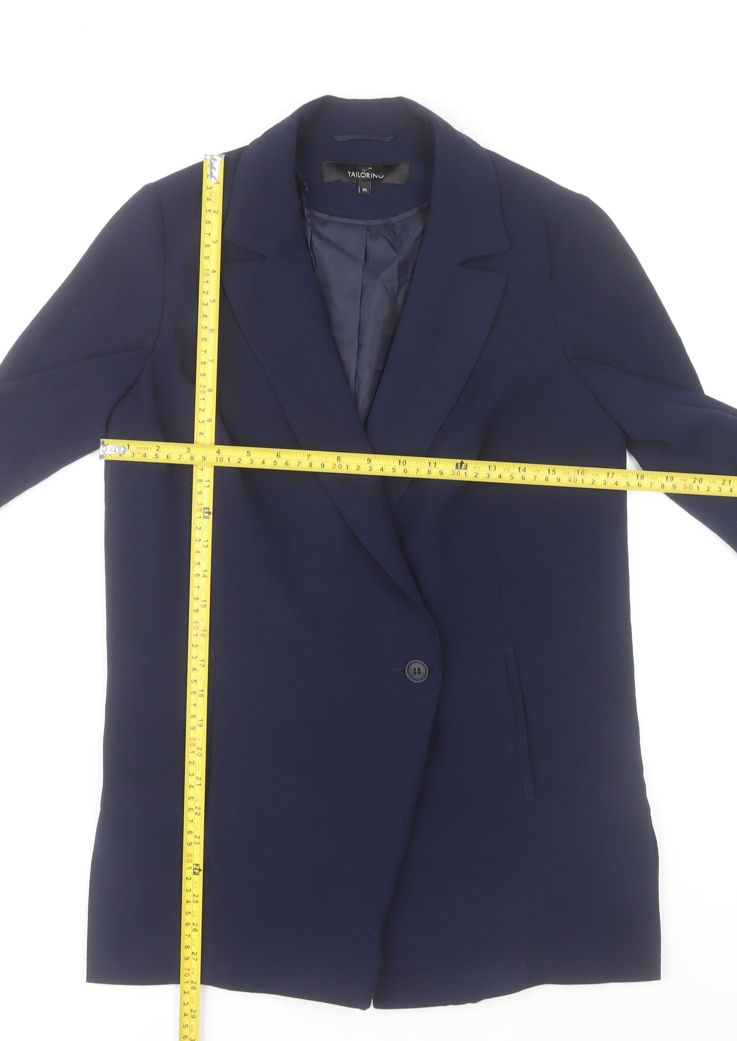 Next Women's Blue Size 8 Single-Breasted Tailored Blazer