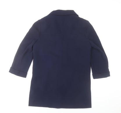 Next Women's Blue Size 8 Single-Breasted Tailored Blazer