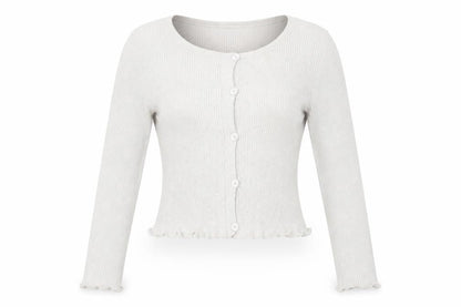 Pull&Bear Women's Beige Slim Fit Knit Cardigan Size S