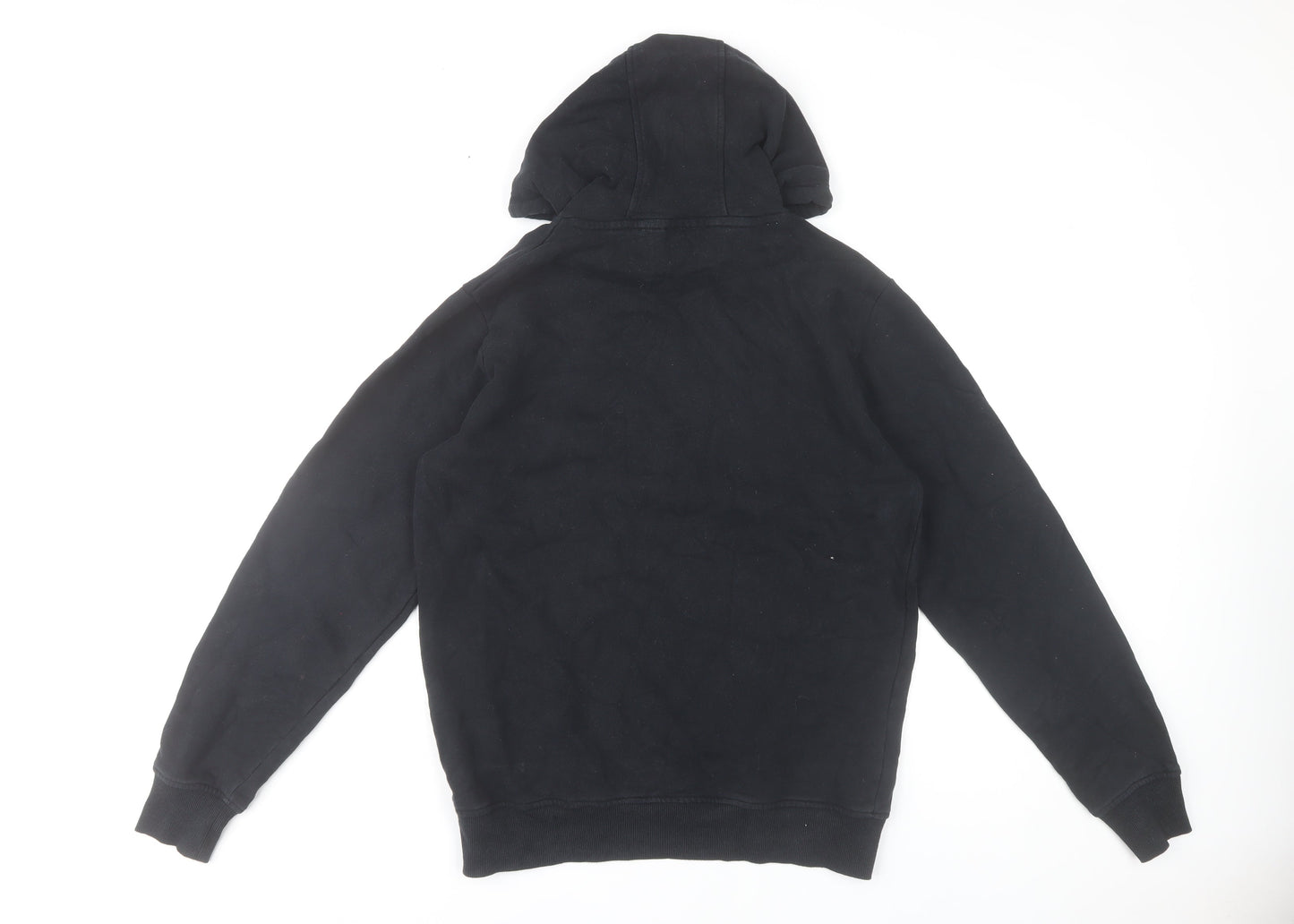 Ellesse Womens Black Hoodie UK 14 Pullover Cotton Blend Sport Sweatshirt