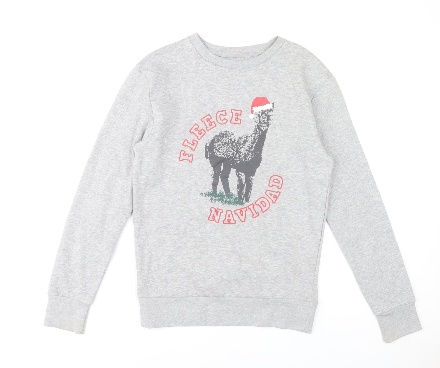 Dunnes Stores Men's Grey Christmas Sweatshirt XS Crew Neck Pullover