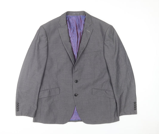 Daniel Grahame Men's Grey 42S Classic Fit Blazer Jacket