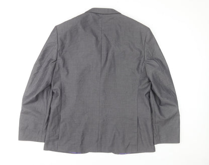 Daniel Grahame Men's Grey 42S Classic Fit Blazer Jacket
