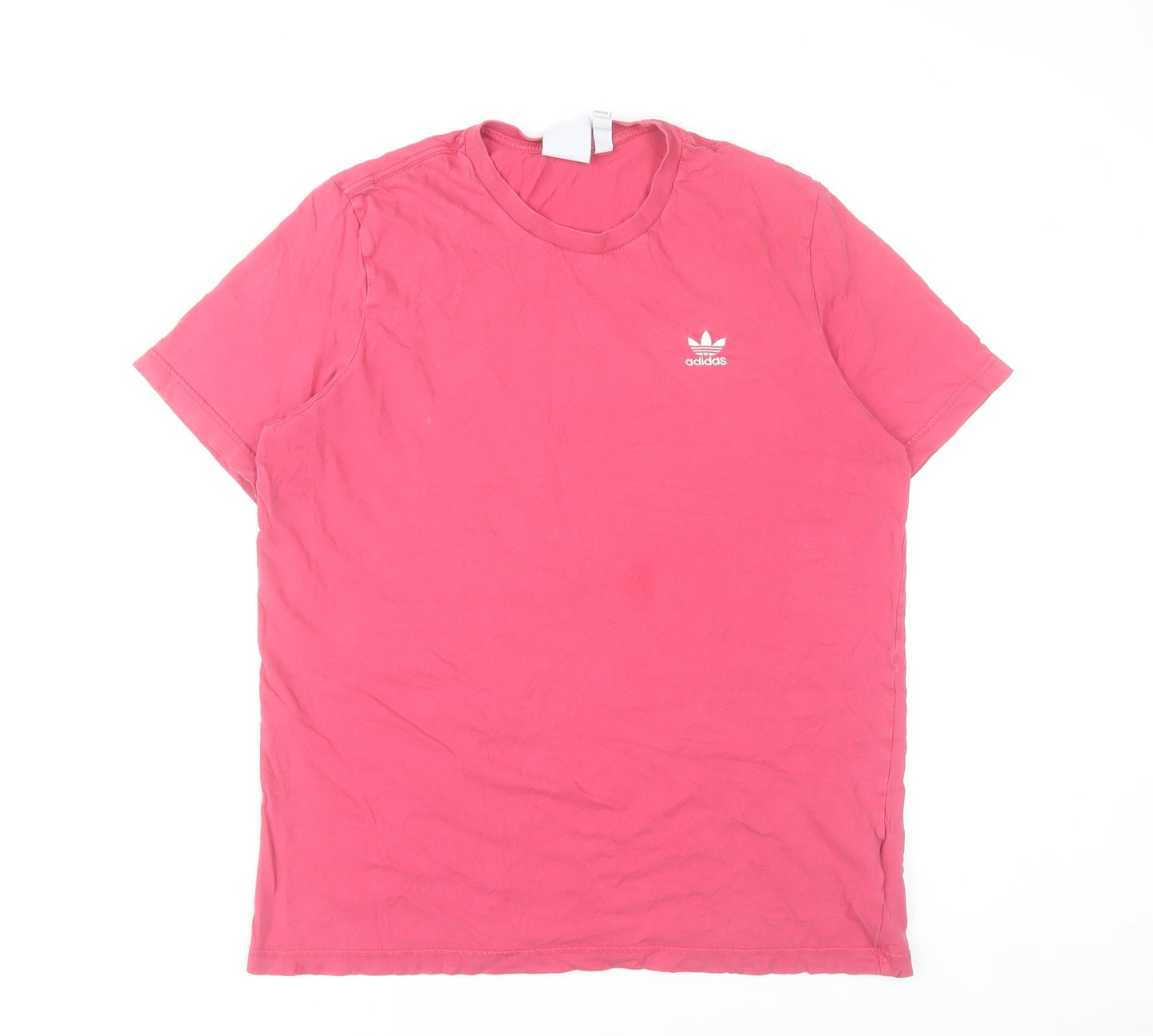 Mens UK Size L adidas Pink  T-Shirt