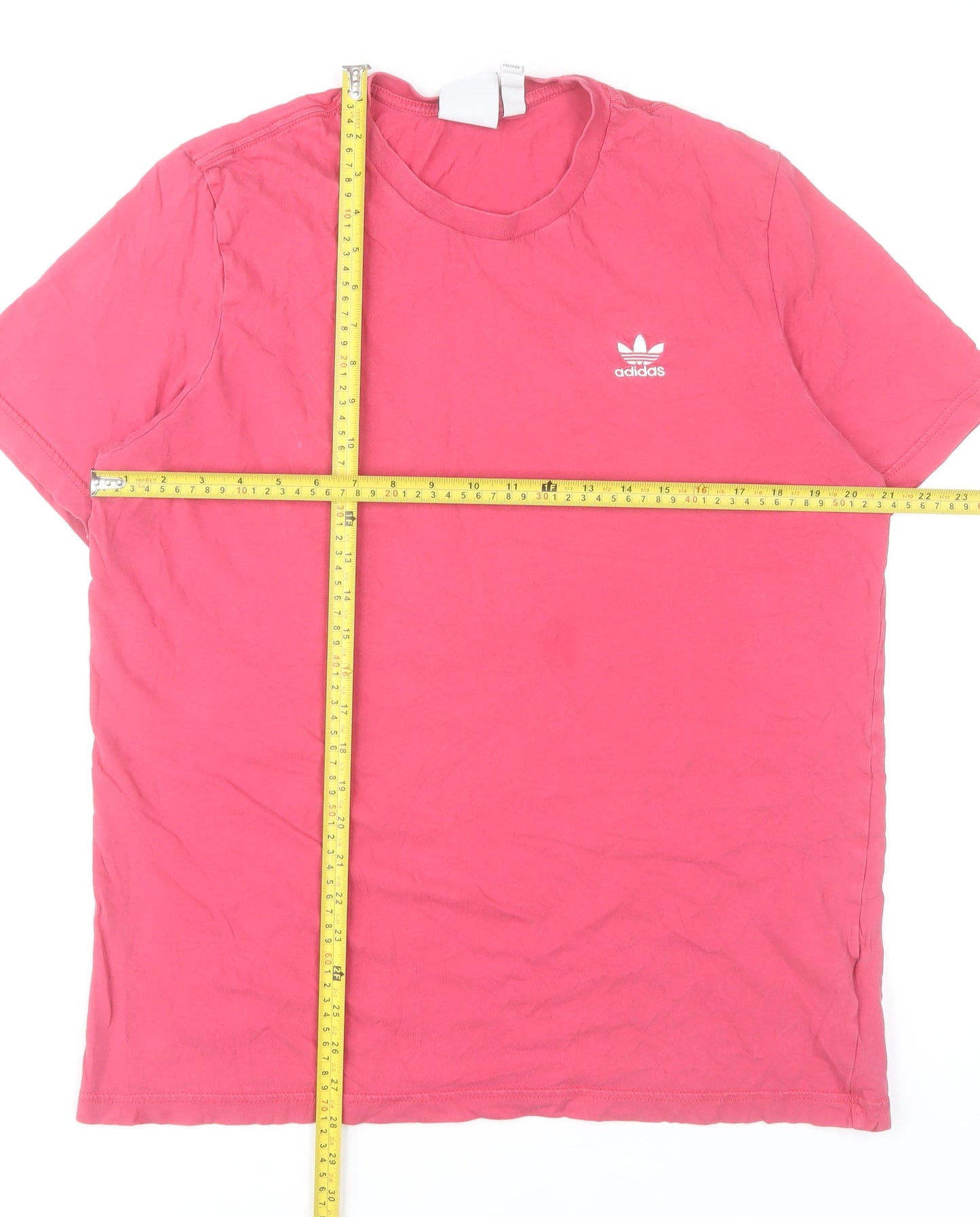 Mens UK Size L adidas Pink  T-Shirt