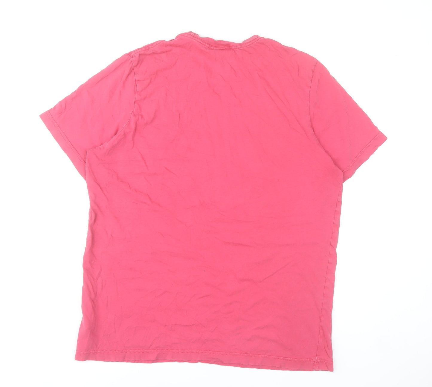 Mens UK Size L adidas Pink  T-Shirt