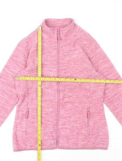 Mountain Warehouse Womens Pink Fleece Full Zip Jacket UK 12