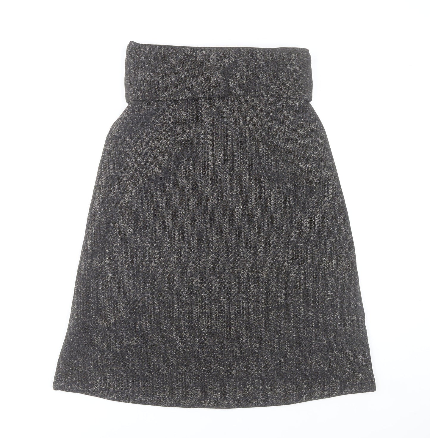 Savida Women’s Grey A-Line Knee Length Skirt XS
