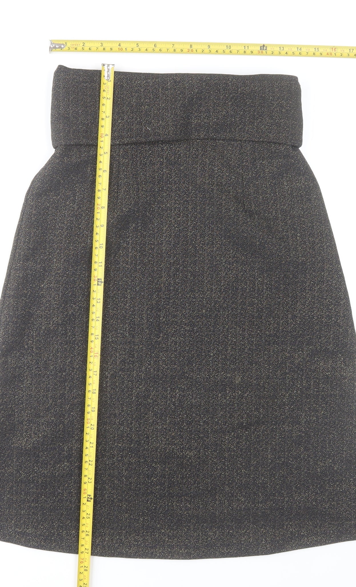 Savida Women’s Grey A-Line Knee Length Skirt XS