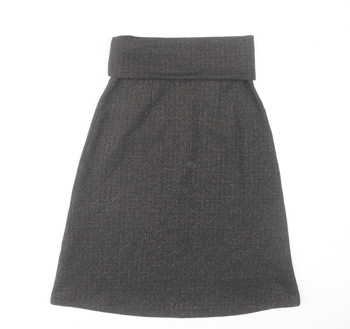 Savida Women’s Grey A-Line Knee Length Skirt XS
