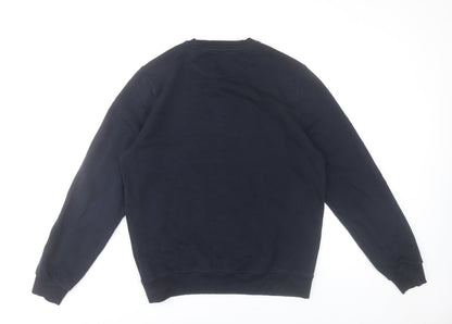 Remus Uomo Jeans Men’s Blue M Pullover Sweatshirt Crew Neck