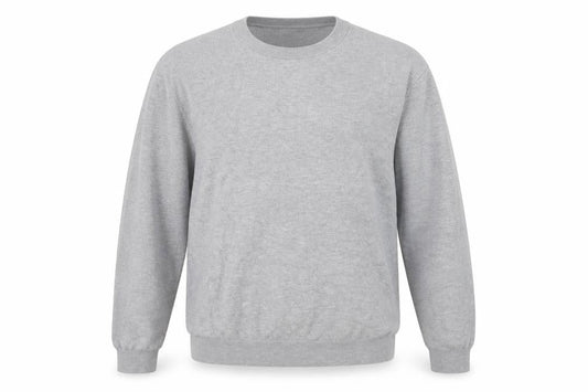 H&M Men Grey Slim Fit Crew Neck Jumper Size L Lightweight Knit