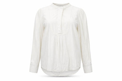 Kookai Women's Ivory Long Sleeve Button Blouse Size 14