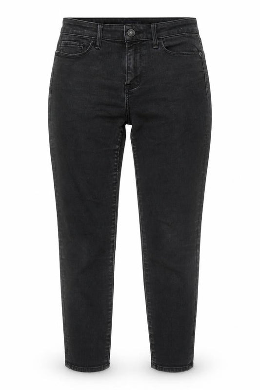 Womens UK Size 8 Abercrombie & Fitch Slim Fit Ankle Black Jeans