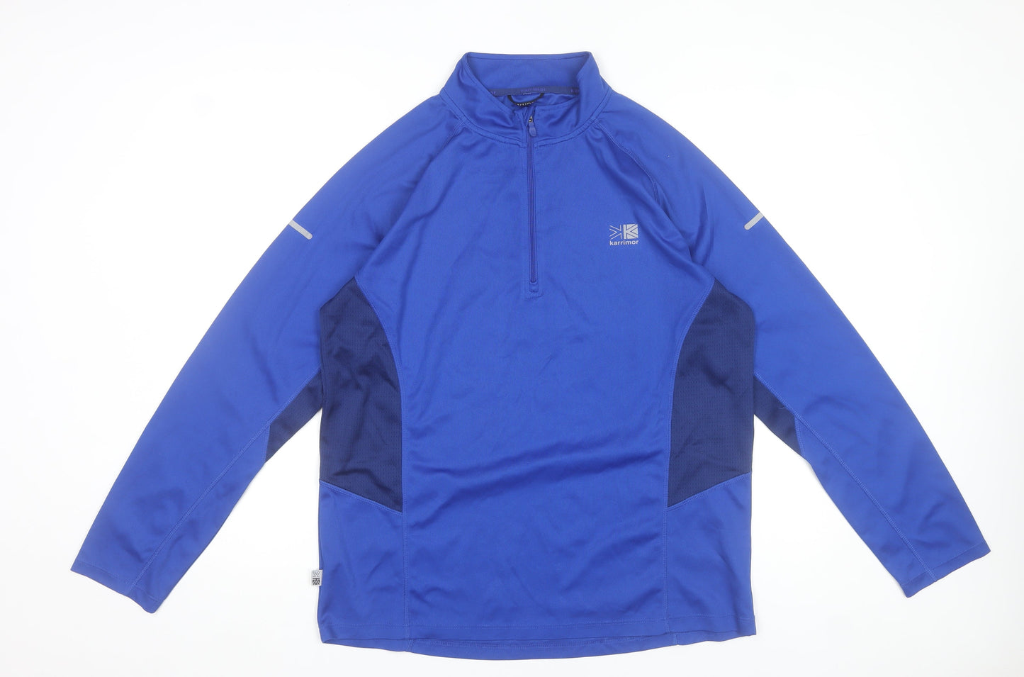 Karrimor Men's Blue XL 1/4 Zip Running Jacket Lightweight Activewear