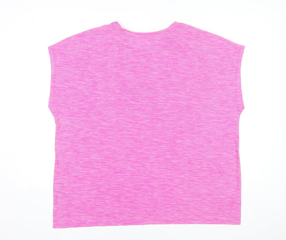 St. Bernard for Dunnes Stores Pink XL Women's Activewear T-Shirt