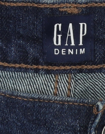 GAP Men's Blue Slim Straight Denim Jeans Size 27 Tall