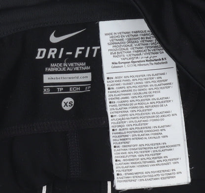 Nike Women's Black Dri-FIT XS Leggings Running Training Tights