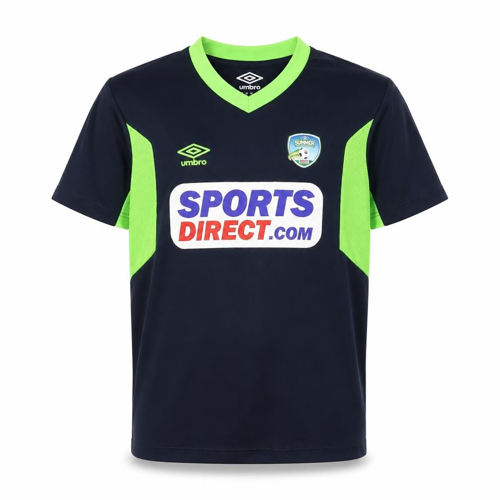 Boys UK Size 12 Years Umbro Blue Jersey T-Shirt