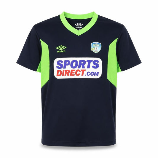 Boys UK Size 12 Years Umbro Blue Jersey T-Shirt