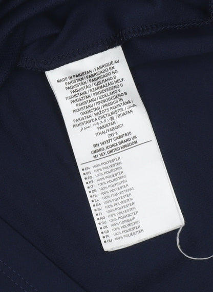 Umbro Boys Blue Football Jersey T-Shirt 12 Years Lightweight Sports Top