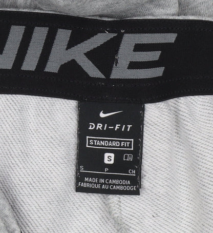 Nike Men's Grey Dri-Fit Standard Fit Joggers Size S