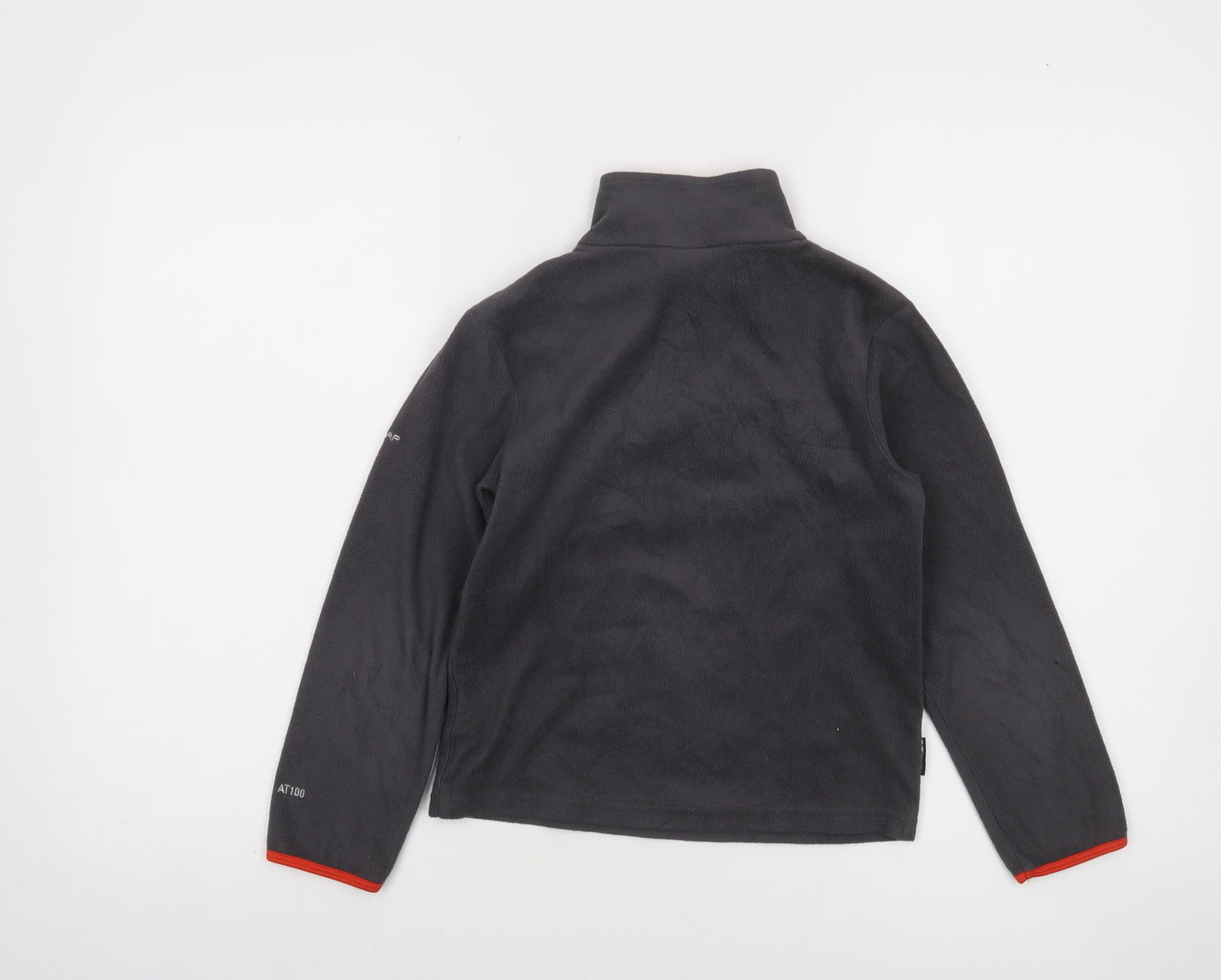 Trespass Boys Grey Fleece 1/4 Zip Pullover Sweatshirt 7-8 Years