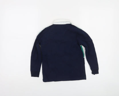 St. Bernard Boys Green & Navy Rugby Shirt Long Sleeve Ireland World Cup 4-5 Years