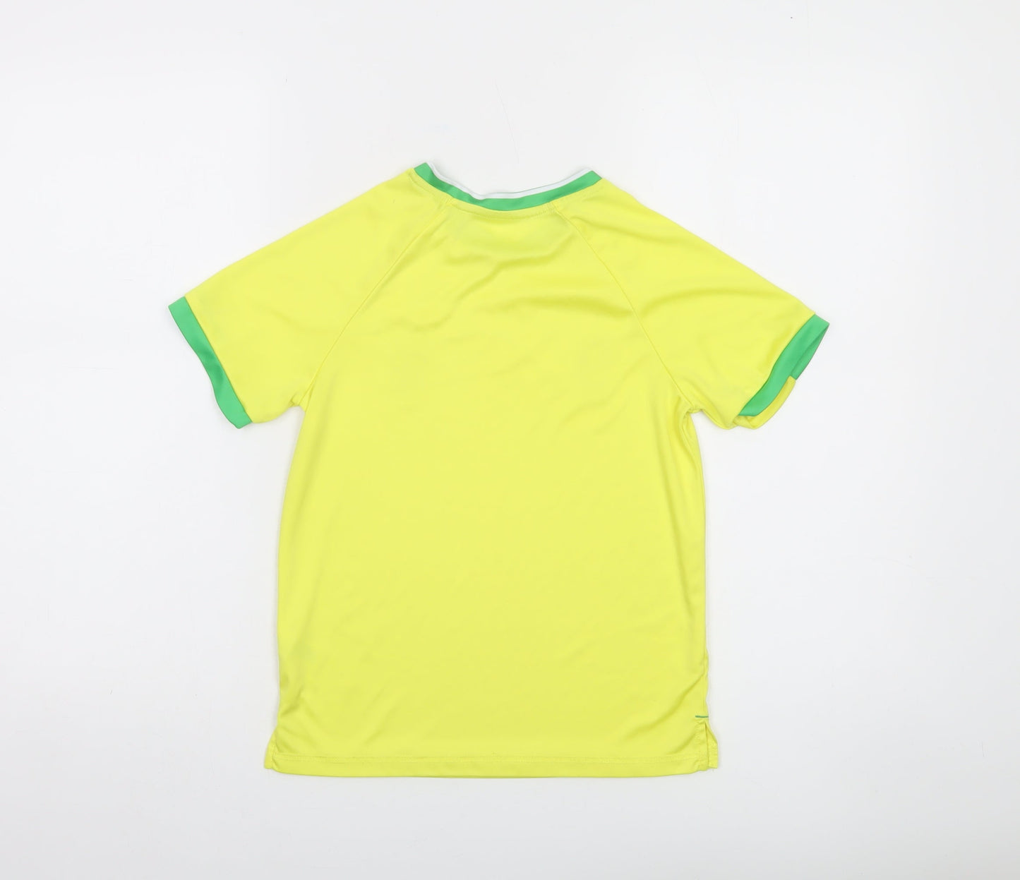 Dunnes Stores Boys Yellow 9-10 Years Football Jersey T-Shirt