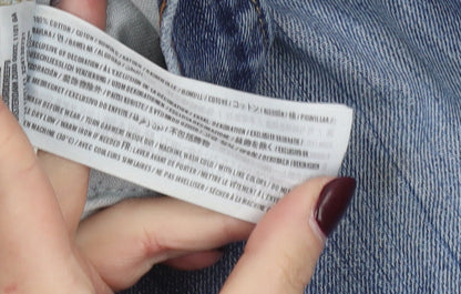 Abercrombie & Fitch Men’s Blue 32x30 Medium Wash Distressed Straight Jeans