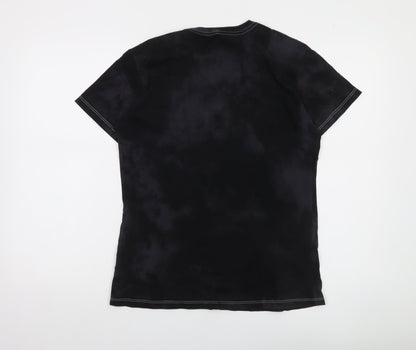 Converse Men's Black Crew Neck Short Sleeve T-Shirt Size S