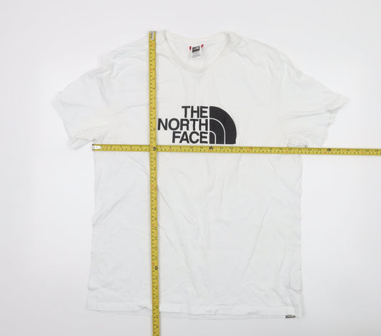 The North Face Men's White XL Graphic Logo Crew Neck T-Shirt